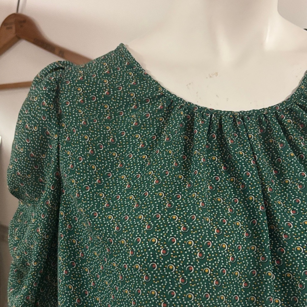 Max Studio Green Top - Picture 2 of 8